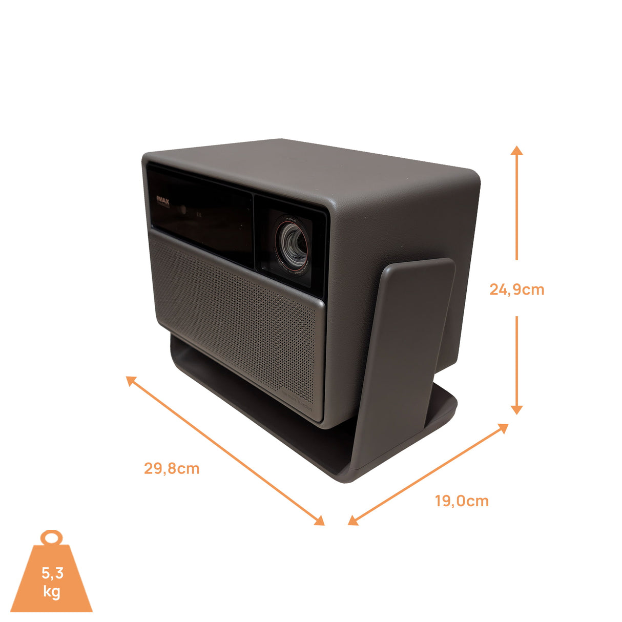 XGIMI Horizon 20 Max Beamer B-Ware Gold Abmessungen