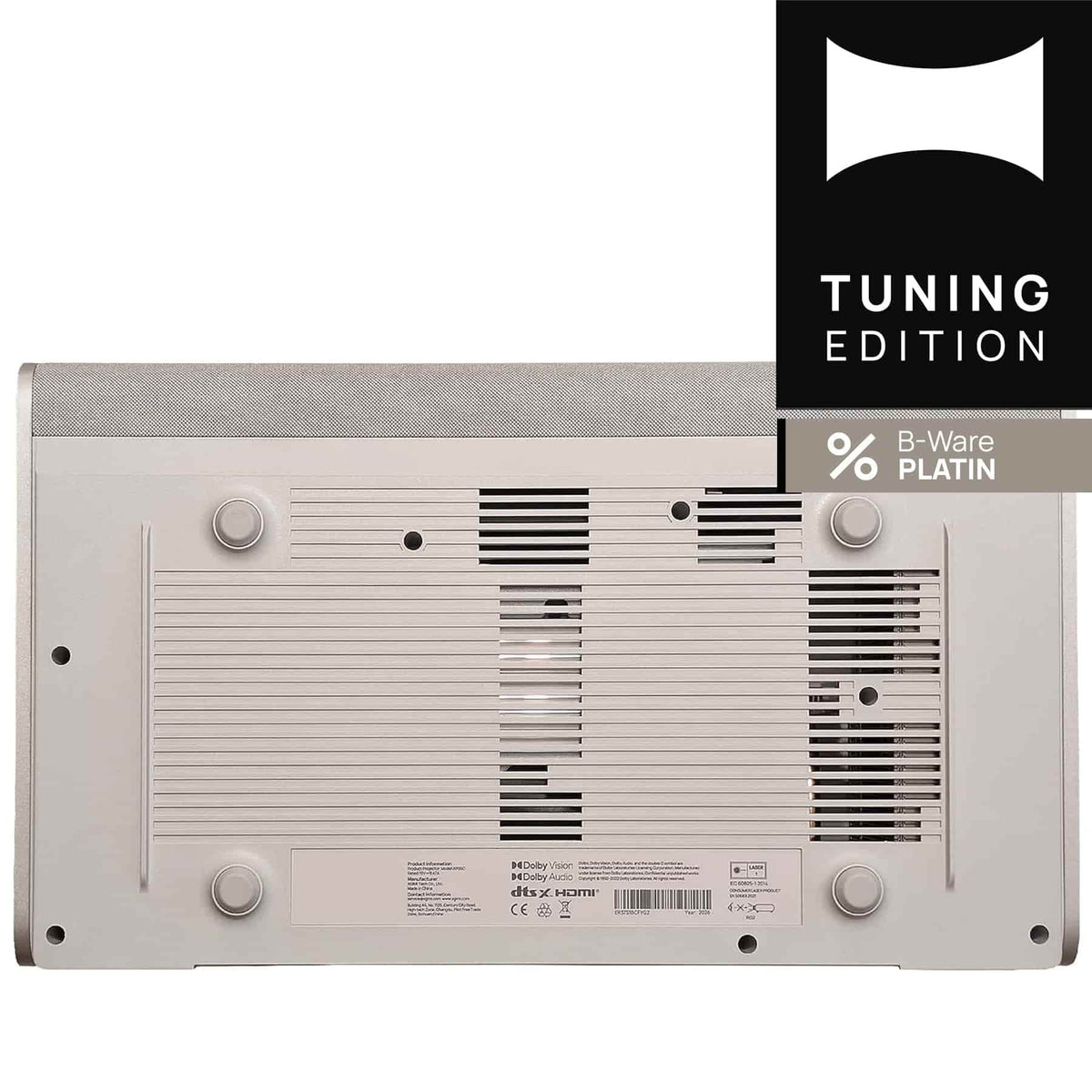 XGIMI Mira Pro Laser TV B-Ware Platin Ansicht von unten