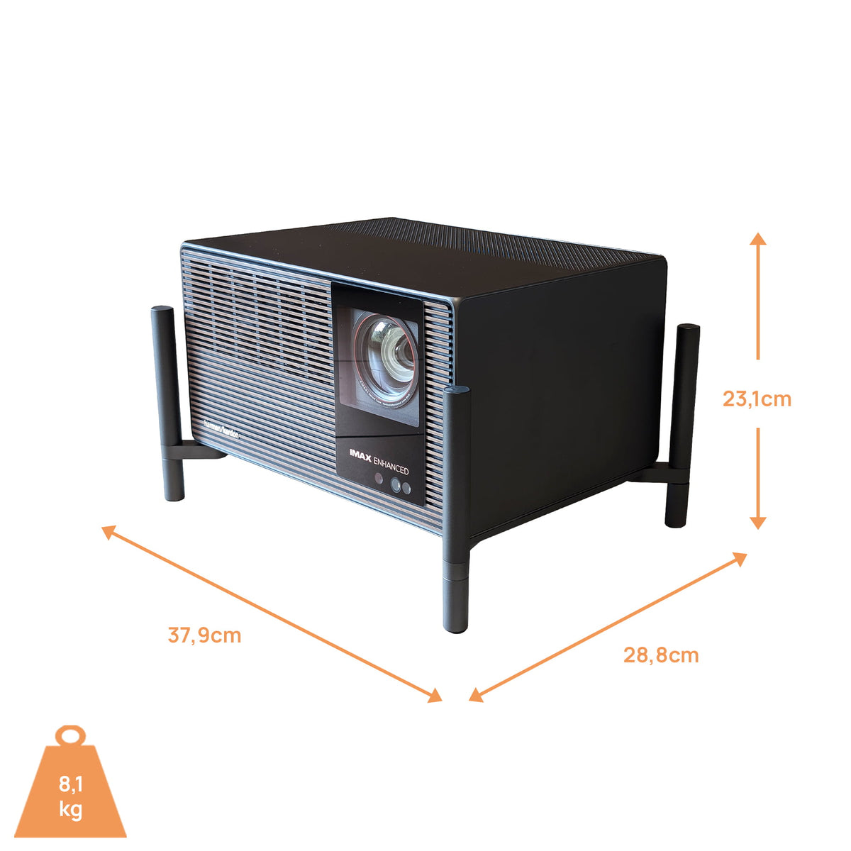 XGIMI Titan Noir Ultra Max Beamer - Abmessungen