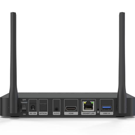 Zidoo Z9X Mediaplayer - Rückseite mit Anschlüssen (HDMI, LAN, USB)