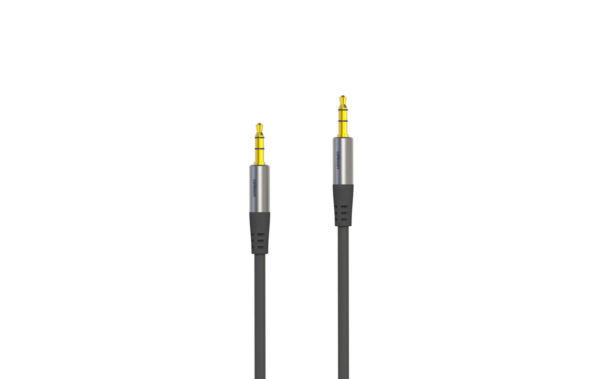 celexon 3,5mm Klinke Audiokabel 10,0m - beide Stecker nebeneinander