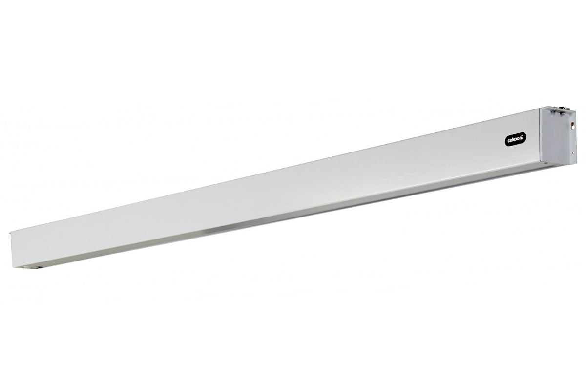 celexon Professional Akku Leinwand II 110 Zoll - Detail Gehäuse mit Halterung