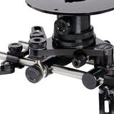 celexon MultiCel OMG-1000B Schwarz Beamer Deckenhalterung - Detail Gelenk und Klemmen