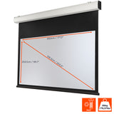 celexon Motor Expert XL 450 x 253cm Motorleinwand - Detail Gehäuse mit Anschlussdose