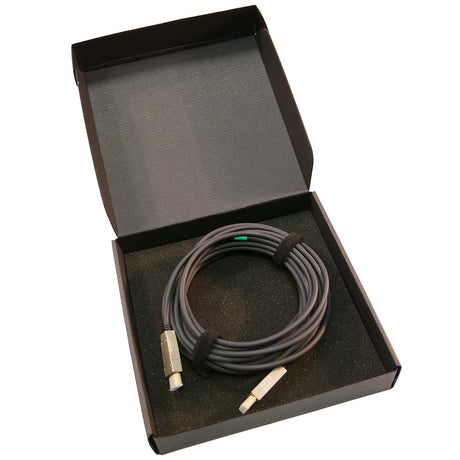 celexon UHD Fibre HDMI 6m Kabel 2.0b Weiss - Lieferumfang in Verpackungsbox