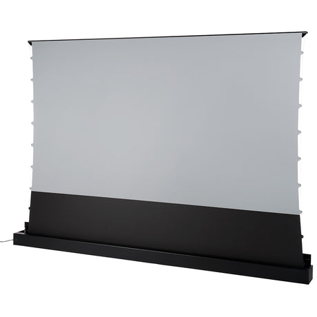 celexon CLR UST Kontrastleinwand II Plus 100 Zoll schwarz - Schrägansicht ausgefahren