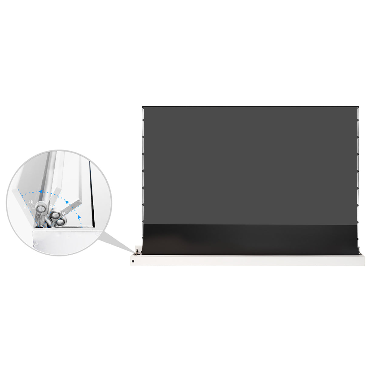 celexon CLR UST Kontrastleinwand 120 Zoll weiss - Detail Scherenmechanik