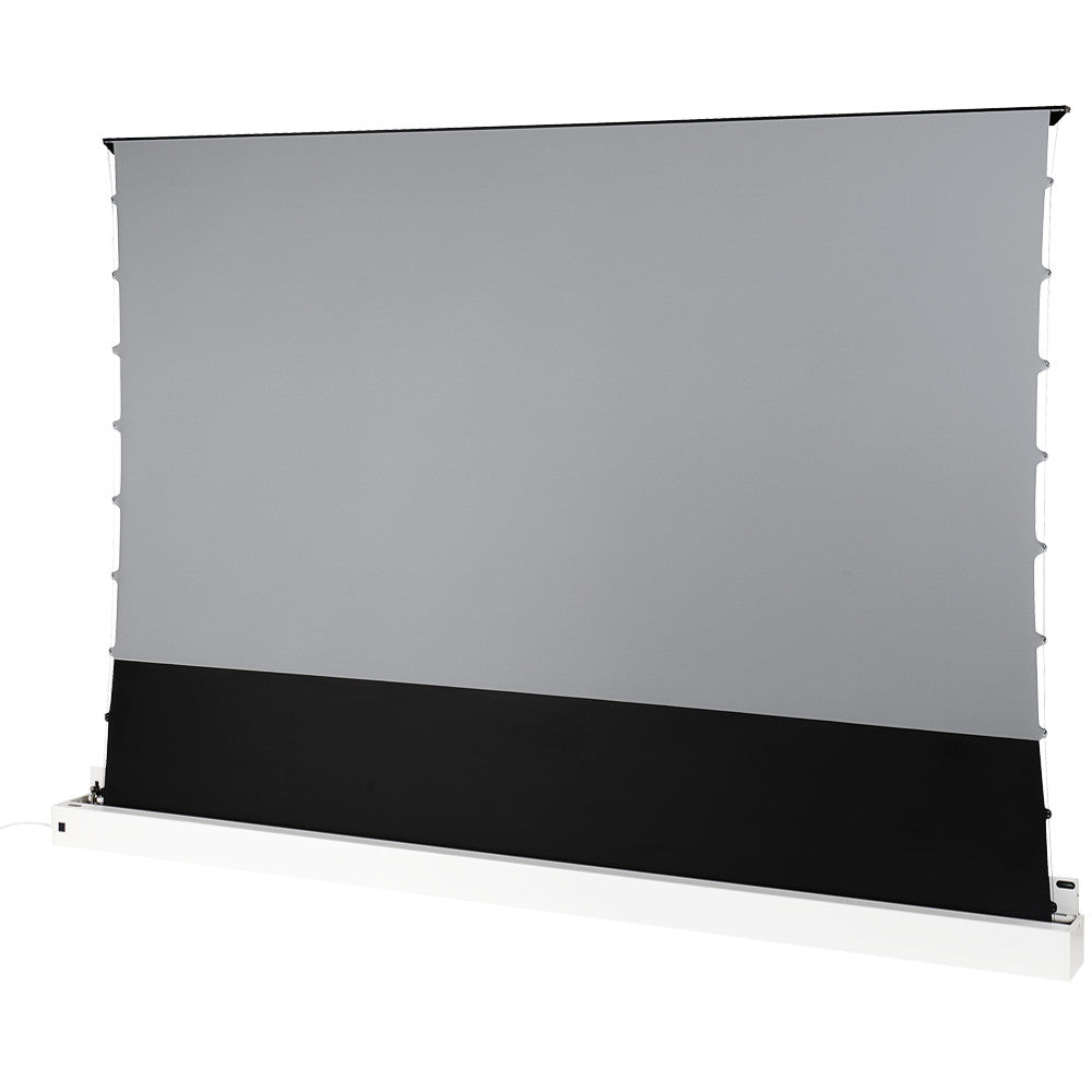 celexon CLR UST Kontrastleinwand 130 Zoll weiss - Frontansicht eingerollt