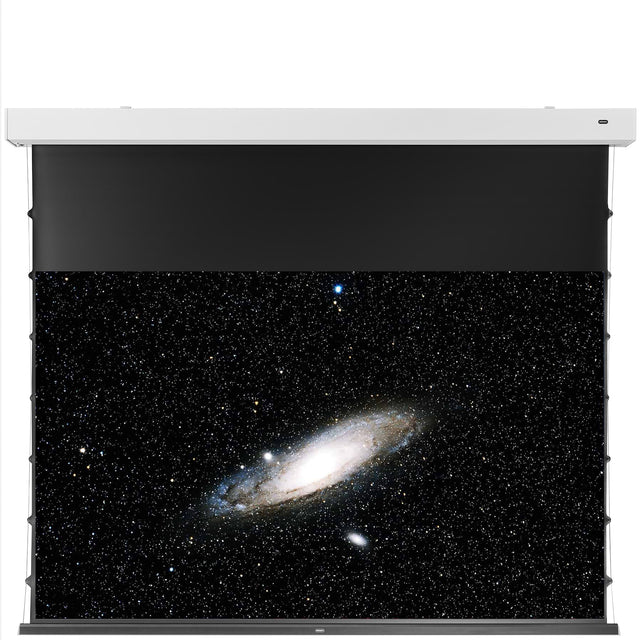 celexon Darkvision Kontrastleinwand Premium Plus 80 Zoll Motorleinwand - Vorne