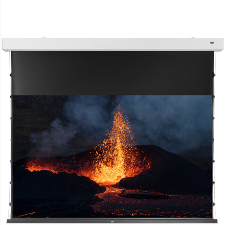 celexon Greyvision Kontrastleinwand Premium Plus 92 Zoll Motorleinwand - Vorne