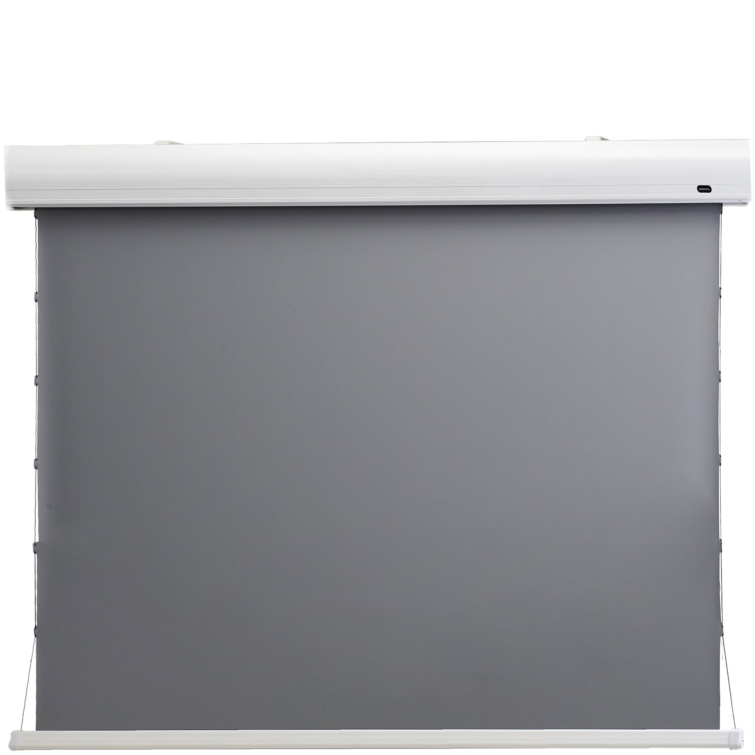 celexon Slate Kontrastleinwand Home Cinema 90 Zoll Motorleinwand - Tuchlage