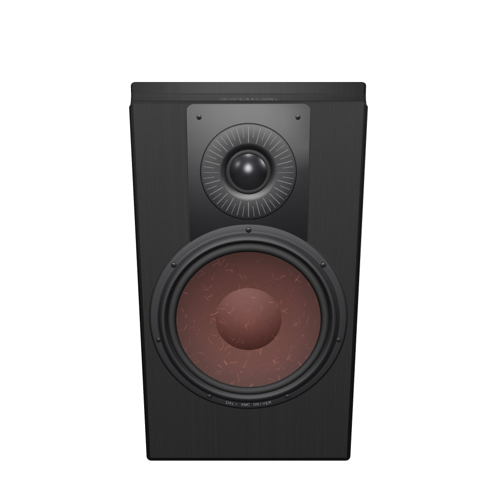 DALI Opticon 2 MKII Matt Schwarz – 3D-Modell