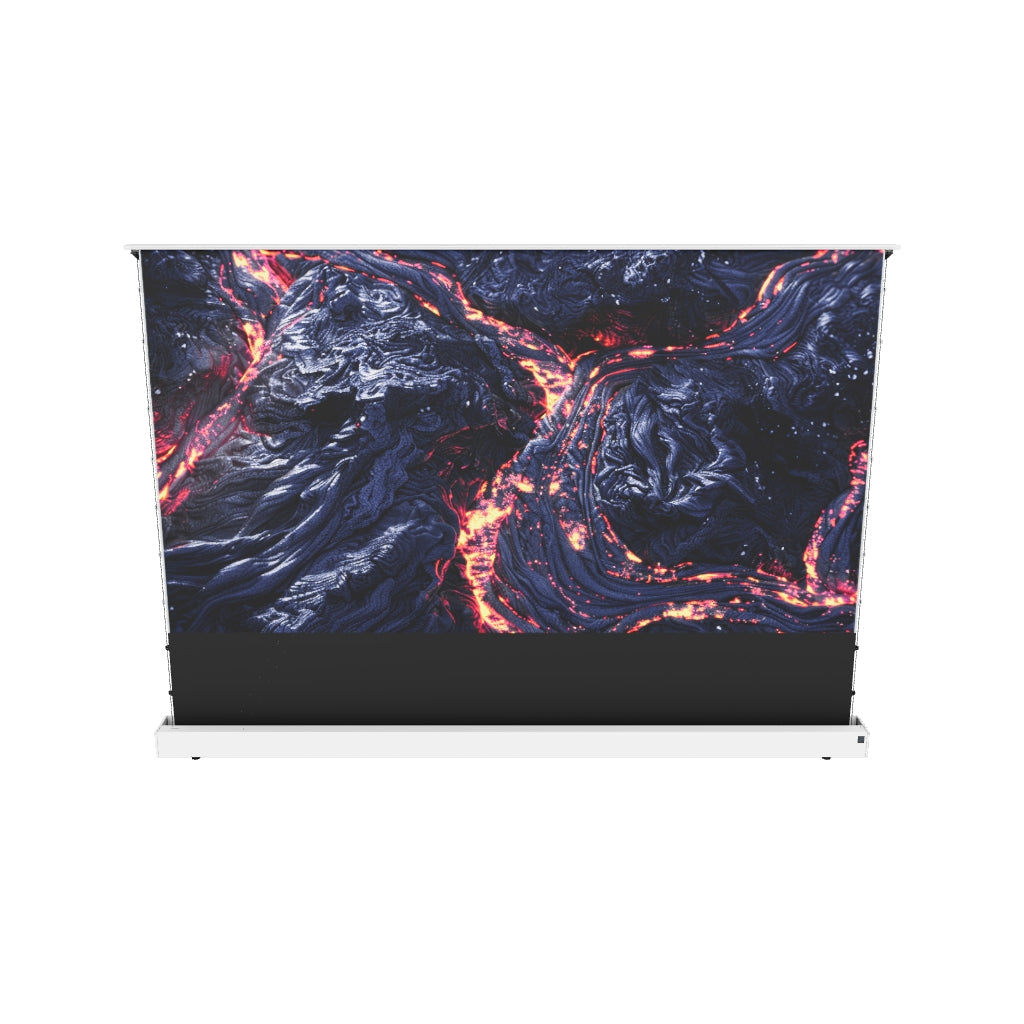 celexon CLR UST Kontrastleinwand II 243 x 137cm - 110" weisse Bodenleinwand – 3D-Modell