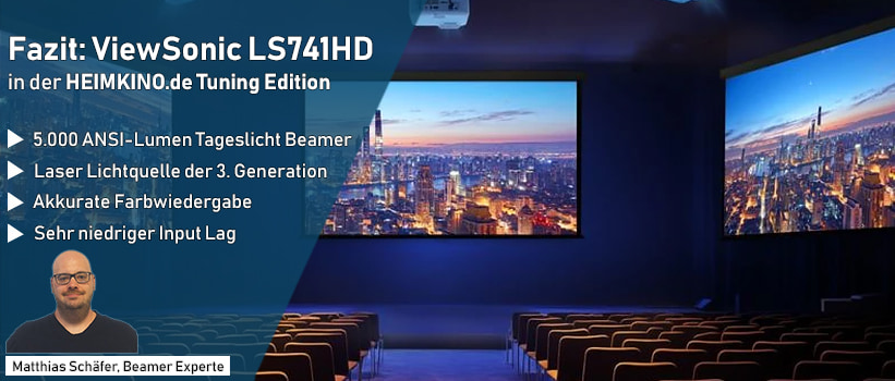ViewSonic LS740HD Laser Beamer Fazit Kaufempfehlung