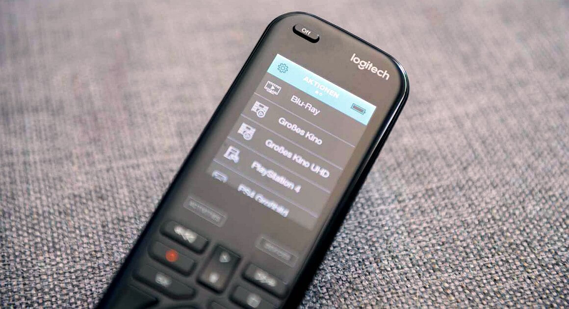 Logitech Universal Fernbedienung für die Steuerung
