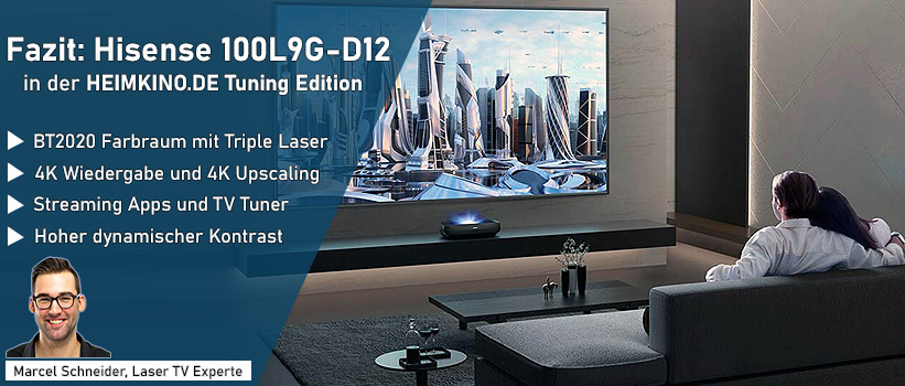Hisense 100L9G-D12 Laser TV Fazit