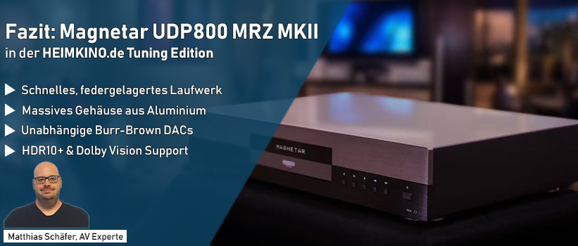 Magnetar UDP800 MRZ MKII Kaufberater Fazit