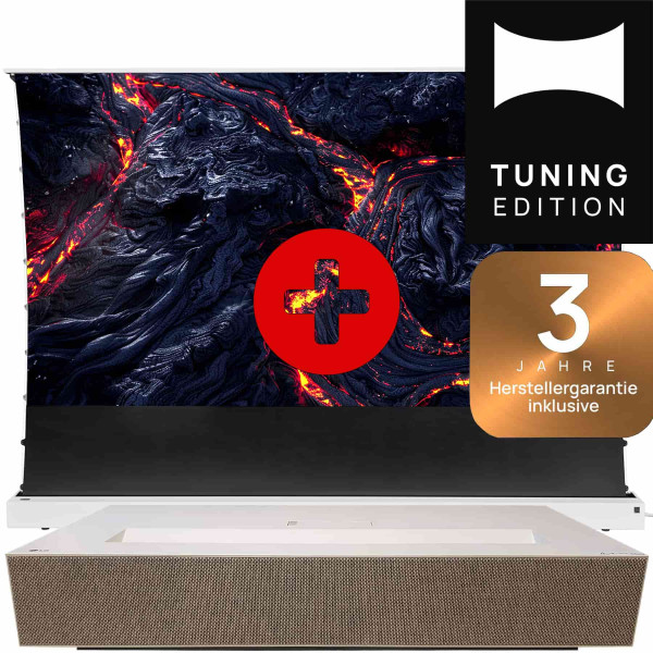 Set: LG CineBeam HU915QE + celexon CLR UST Kontrastleinwand II
