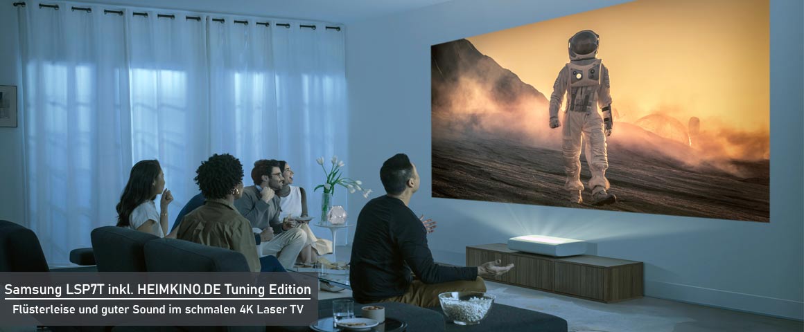 Samsung Premiere LSP7T Wohnzimmer Laser TV