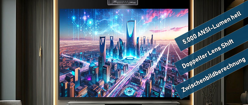 Optoma UHZ78LV Wohnraum Installation