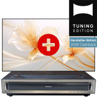 Set: Hisense PX3-Pro TriChroma + 100" XGIMI Fresnel ALR UST Kontrastleinwand