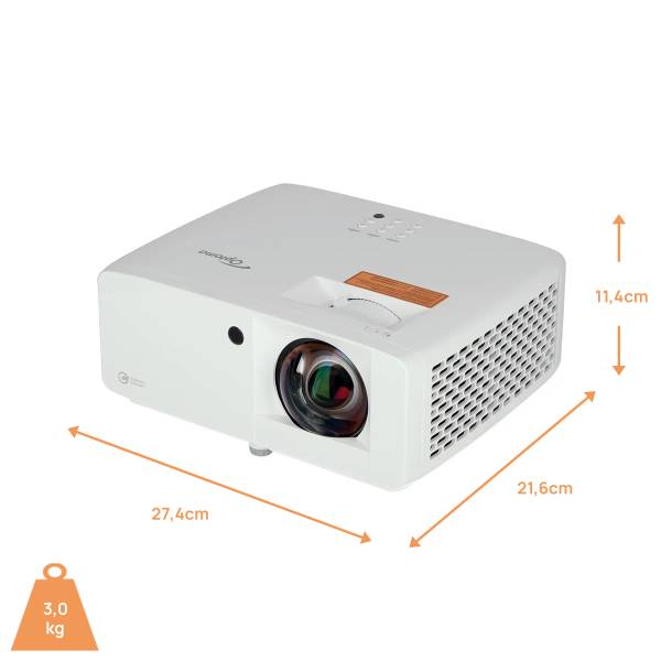Optoma UHZ35ST - 4K HDR Laser Beamer | HEIMKINO.de Tuning Edition