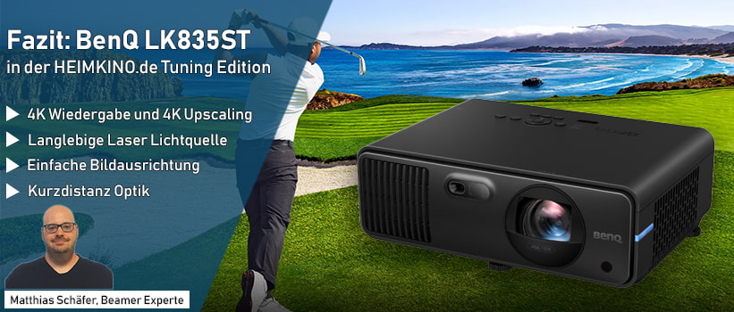 BenQ LK835ST Beamer Kaufberater Fazit
