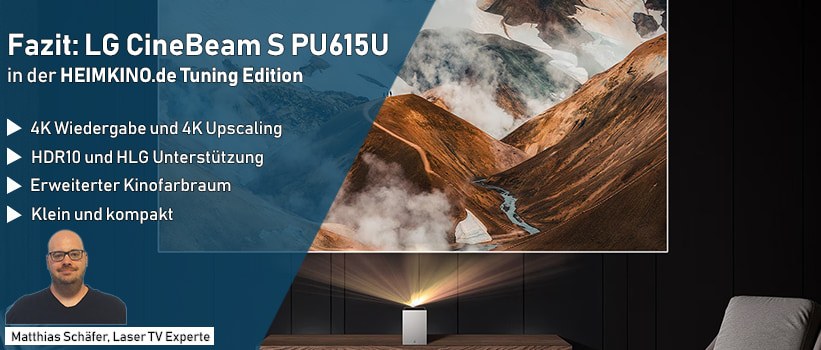 LG CineBeam S PU615U Laser TV Fazit