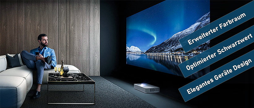 VAVA 4K UHD Laser TV Integration im Wohnzimmer
