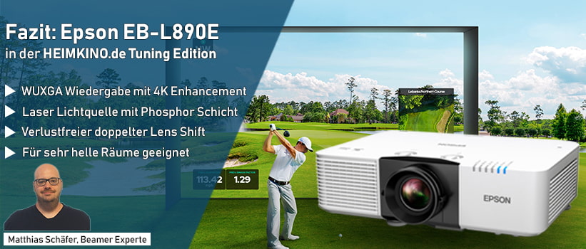 Epson EB-L890E Beamer Kaufberater Fazit