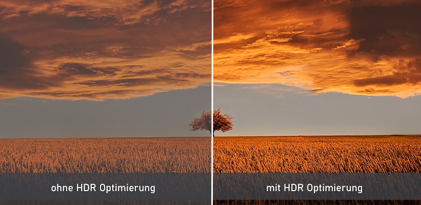 BenQ X500i Kontrast HDR Optimierung