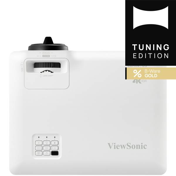 ViewSonic LS901-4K Beamer mit 5500 Lumen, 4K-HDR-Unterstützung und 360°-Projektion für kreative Inst