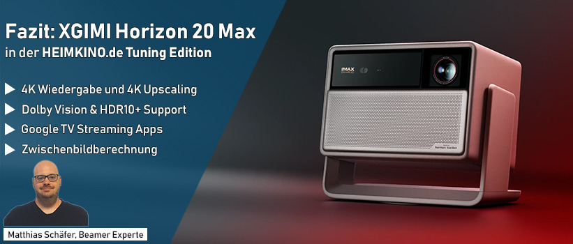 XGIMi Horizon 20 Max Beamer Fazit