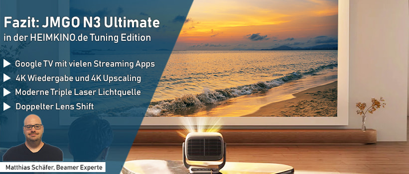 JMGO N3 Ultimate Beamer Fazit Test