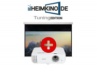 Set: Acer H6815BD + DELUXX Slowmotion Rolloleinwand | HEIMKINO.DE Tuning Edition