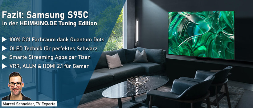 Samsung S95C QD-OLED Fazit Heimkino