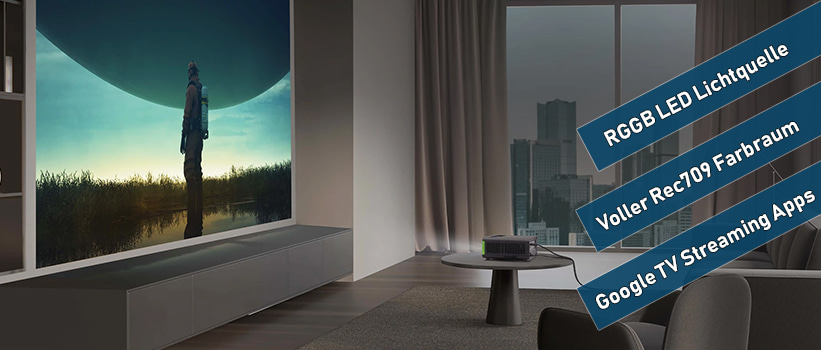 ViewSonic X2-4K Pro Beamer Installation im Heimkino