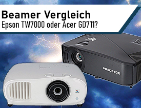 Epson EH-TW7000 oder Acer Predator GD711 Gaming Beamer Vergleich