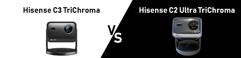 Hisense C3 TriChroma oder Hisense C2 Ultra TriChroma Beamer Vergleich