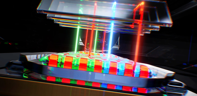Hisense XR10 TriChroma RGB Laser Lichtquelle Aufbau