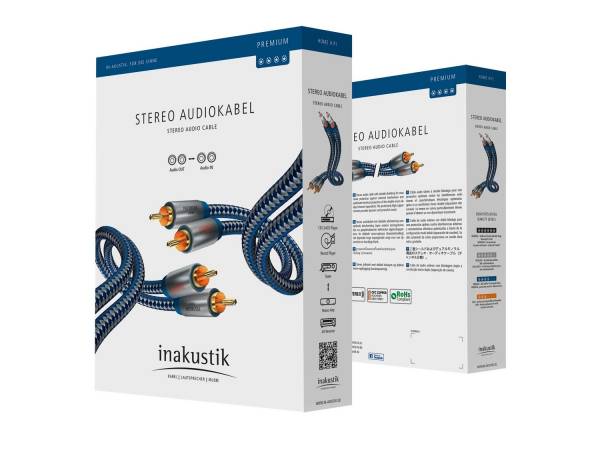 inakustik Premium Stereo-Audiokabel Cinch Cinch 0,75m