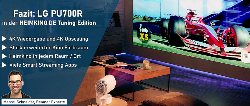 LG PU700R 4K LED Beamer Fazit