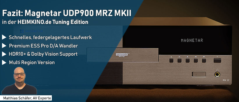 Magnetar UDP900 MRZ MKII Kaufberater Fazit