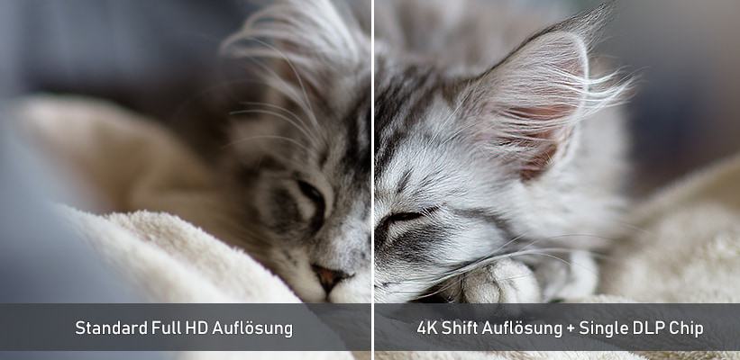 ViewSonic V754K Full HD oder 4K Shift Vergleich
