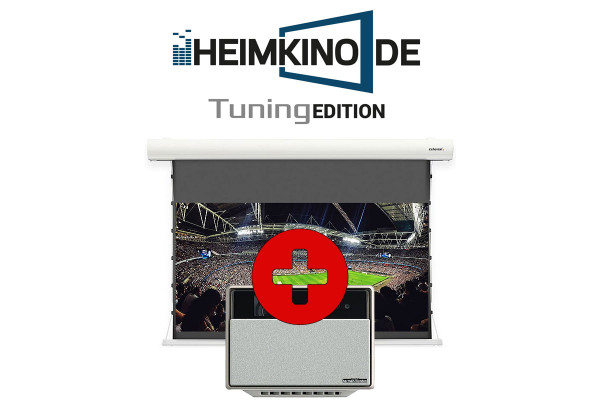 Set: XGIMI Horizon Ultra + celexon Slate Tension Motorleinwand | HEIMKINO.DE Tuning Edition