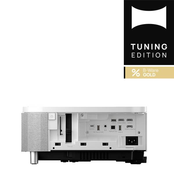Epson EH-LS800W Ultrakurzdistanz Beamer mit 4000 Lumen und Android TV für Heimkino-Entertainment - B