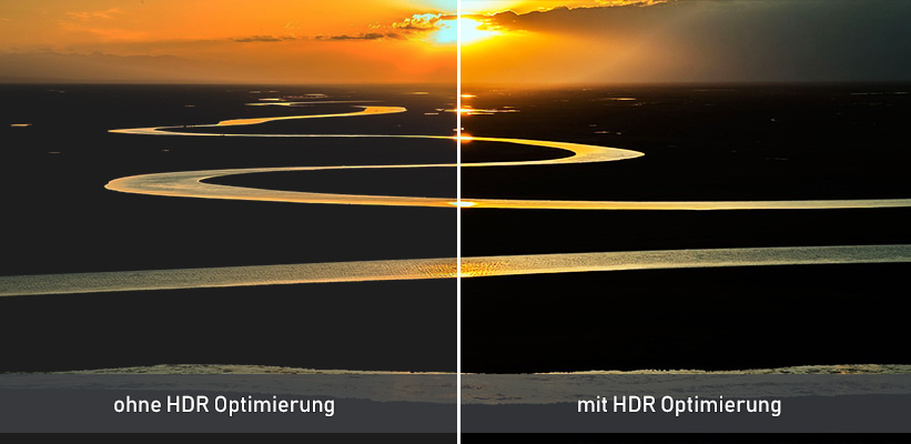 Optoma UHZ68LV-W Kontrast Schwarzwert HDR Vergleich