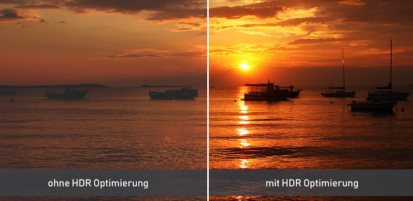 JMGO O2S Ultra Schwarzwert HDR Vergleich