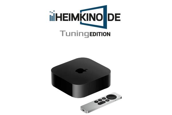 Apple TV WiFi+Ethernet 128GB (2022) - 4K Streaming Player | HEIMKINO.DE Tuning Edition