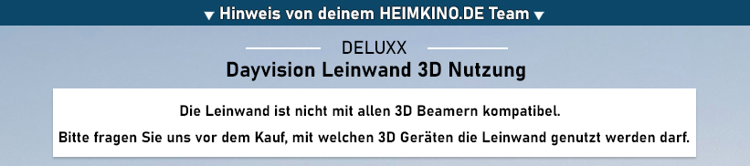 Deluxx Warnhinweis